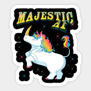 Majestic AF Sticker